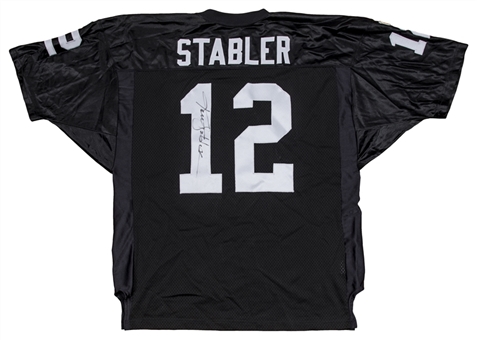 Ken Stabler Signed Oakland Raiders Home Jersey (JSA)